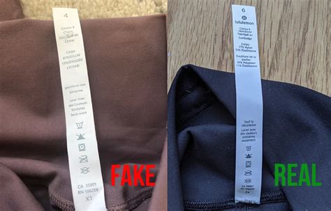 lululemon fake vs real bag|is lululemon a fake.